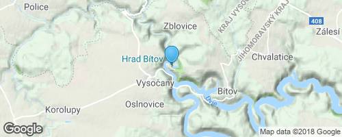 Bítov</strong> mapa