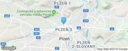 Plzeň - centrální autobusové nádraží</strong> mapa