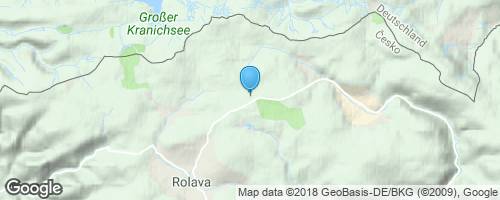 Zaniklá obec Rolava a cínový důl Sauersack</strong> mapa