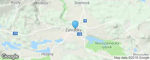 Zahrádky - Peklo - Česká Lípa</strong> mapa