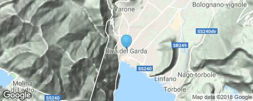 Plaže u Jezera Garda Trentino</strong> mapa