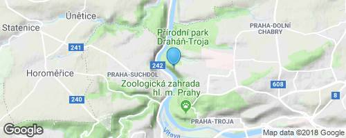 Bohnické vyhlídky a studánka</strong> mapa