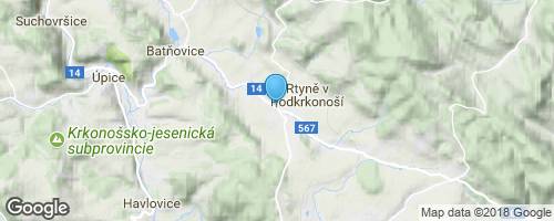 Rtyně v Podkrkonoší</strong> mapa