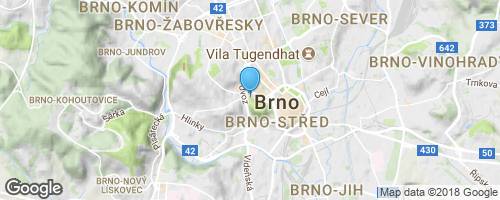 Brno - kostel sv. Václava</strong> mapa