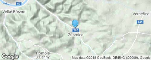 Železniční muzeum Zubrnice</strong> mapa