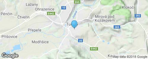Turnov</strong> mapa