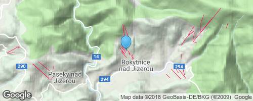 Chcete lyžovat i v létě ? Travní lyžování, Rokytnice nad Jizerou</strong> mapa