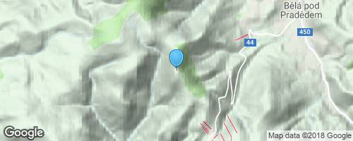 Červená hora</strong> mapa