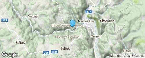 Pernštejn, král moravských hradů</strong> mapa