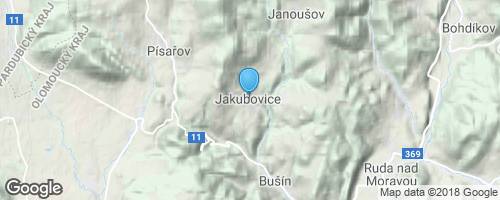 Jakubovice</strong> mapa
