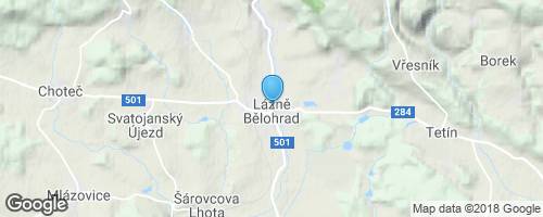 Lázně Bělohrad</strong> mapa