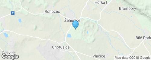 Žehušická obora s bílými jeleny</strong> mapa