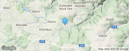 Po žluté z Níhova do Dolních Louček</strong> mapa