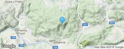 Vlčí rokle, Grybla - Hornopožárecký les</strong> mapa