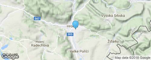 Hronov</strong> mapa
