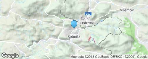 Dinopark SEBNITZ a okolí</strong> mapa