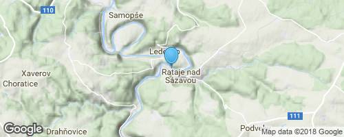 Kolem Sázavy/Rataje-Sázava/</strong> mapa