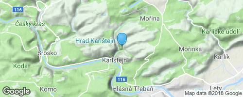 Karlštejn - Malá Amerika - Mexico - Velká Amerika</strong> mapa
