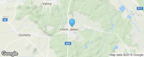 Horní Jelení - kostel Nejsvětější Trojice</strong> mapa