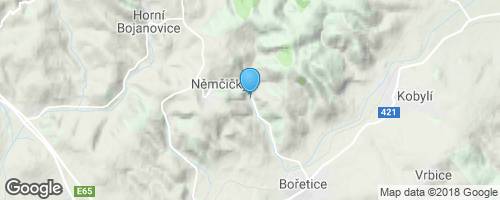 Němčičky - koupaliště</strong> mapa