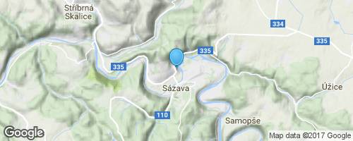 Klášter Sázava</strong> mapa