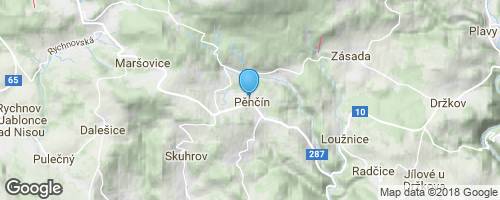 Výletní areál Pěnčín</strong> mapa