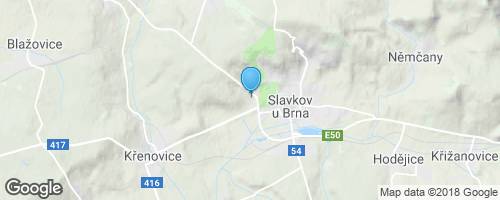 zámek Slavkov u Brna</strong> mapa