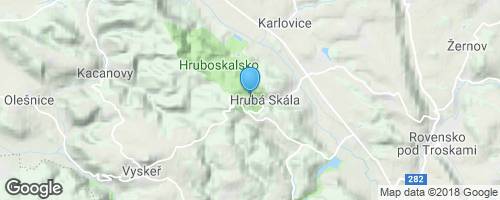Hrubá Skála</strong> mapa