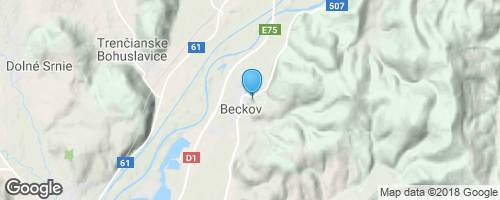 Hrad Beckov</strong> mapa