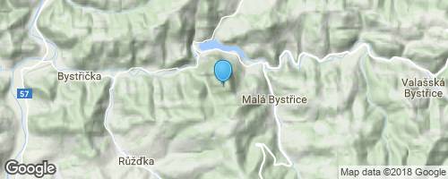 Přes Růžďku, Jazévky a Komín na Bystřičku - 2.část mapa