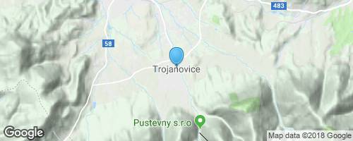 Trojanovice</strong> mapa