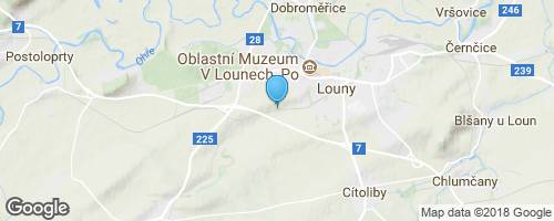 Z Loun do Mnichova</strong> mapa