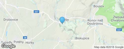 Obora Žleby - bílí jeleni a dravci</strong> mapa