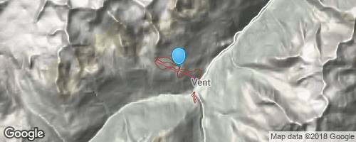 Ötztaler Wildspitze z Ventu přes chatu Breslauer</strong> mapa