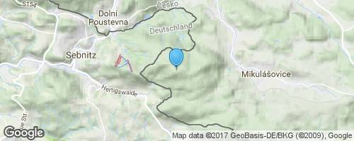 Nejsevernější rozhledna v ČR - Rozhledna Tanečnice</strong> mapa