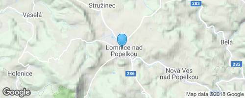Lomnice nad Popelkou - pomník Mistra Jana Husa</strong> mapa