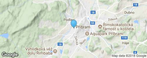 Do Hornického muzea v Příbrami</strong> mapa