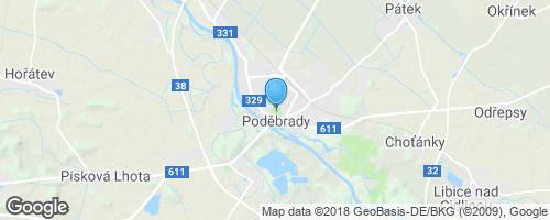 Poděbrady - Lázeňský park</strong> mapa
