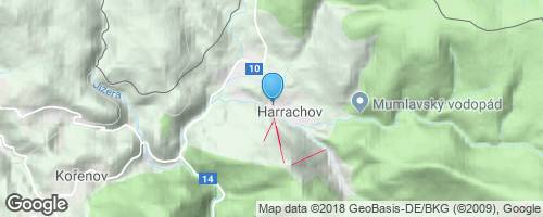 Harrachov - lanovka na Čertovú horu</strong> mapa