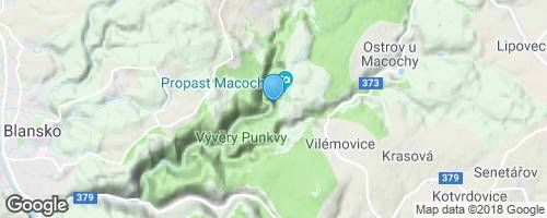 Vývěr Punkvy</strong> mapa
