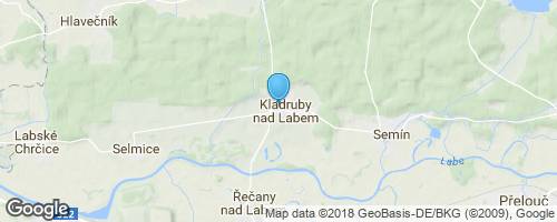 Kladruby nad Labem - Národní hřebčín</strong> mapa