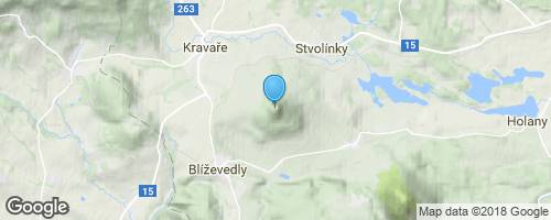 Na zříceninu hradu Ronov</strong> mapa