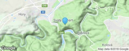 Rozhledna Aberg (Doubská hora) - Karlovy Vary</strong> mapa
