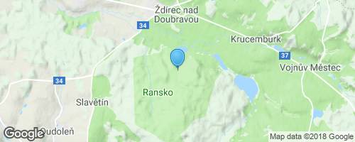 Bledule v ranských lesích</strong> mapa
