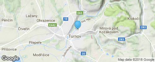 Turnov - sokolovna</strong> mapa