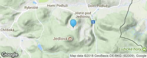 Přes Jedlovou horu</strong> mapa
