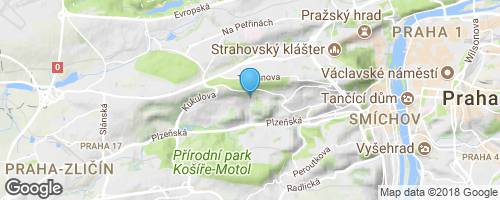 Z Košíř přes Skalku, Ladronku a Hvězdu do Liboce</strong> mapa