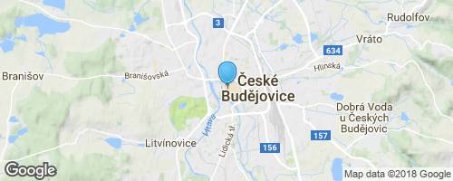 České Budějovice - křížová chodba kláštera dominikánů</strong> mapa