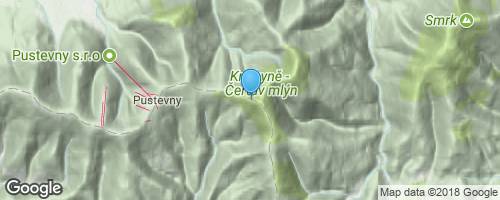 Čertův mlýn</strong> mapa