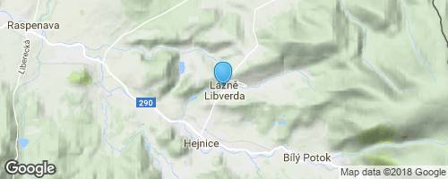 Kočicí kameny nedaleko Lázní Libverda</strong> mapa